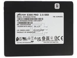 Micron MTFDDAK1T9TDS-1AW1ZABYY MTFDDAK1T9TDS-1AW1ZABYYR 1.92TB SATA SSD